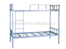 apartment metal bulk bed with computer desk and wardrobe