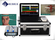 Medical transcranial doppler TCD equipment with two probes