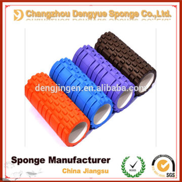 popular customer logo relax tense muscles hollow EVA sports foam roller