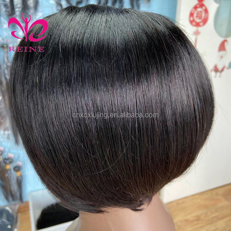 150% Cuticles Aligned Short Pixie Cut Wig Short  T Part Lace Front Human Hair Wigs For Black Women Pre Plucked With Baby Hair