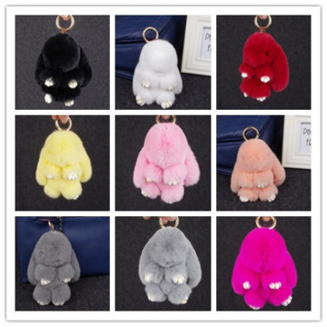 New promotion monchichi keychain pom pom wholesale