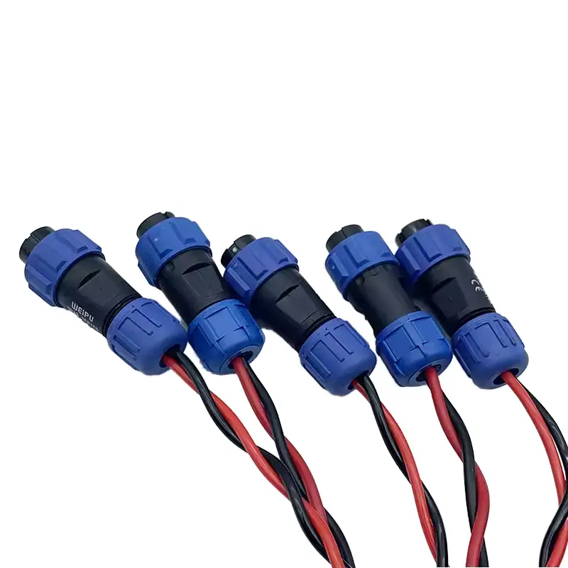 Custom SP13 SP15 SP21 Waterproof Connector Assembly Cable Waterproof Cable Assemblies