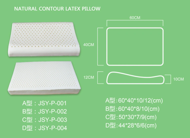 China Wholesale Contour Latex Pillow of Custom Size for Home Futuretion