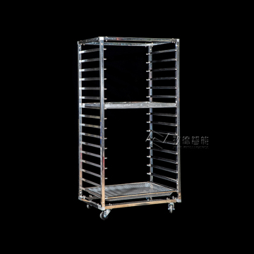 Customized trolley rack stainless steel used in drying room Tray Trolley
