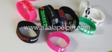 Adjustable Imprinted Silicone Wristbands?