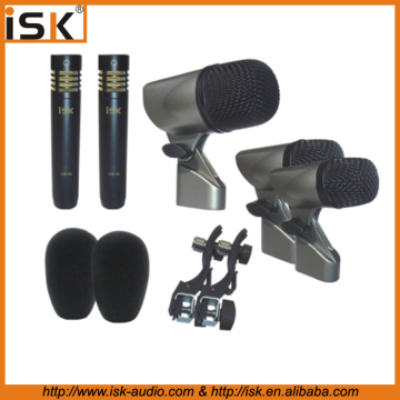 5 pieces high performance drum microphone kit snare drum microphone
