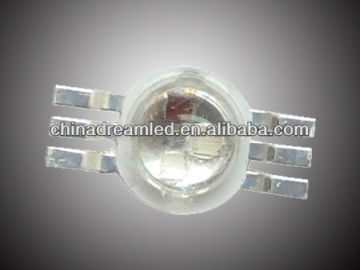 High power led 6 pins RGB 3*1W LED for Flash light