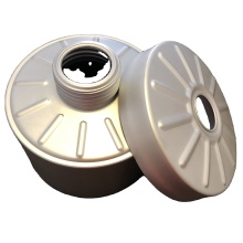 Aluminum Gas mask cartridge gas filter