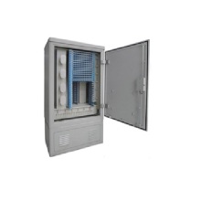 144 fibers Outdoor Floor Standing Cross-connect Cabinet