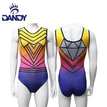 Personalized Gymnastics Competition Sleeveless Leotard