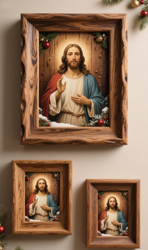 Sacred heart of jesus statue outdoor