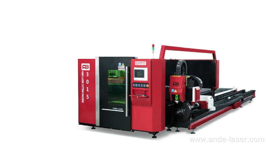 3KW plate and tube fiber laser cutter