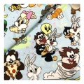 Custom Digital Print Fabric Children Cartoon Terry Fabrics