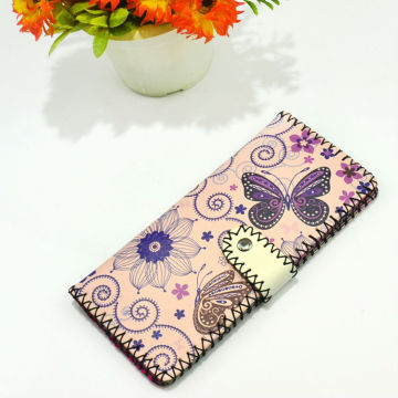 Lady Butterfly Leather Wallet