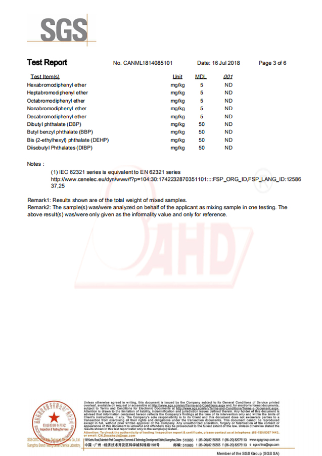 ABS Sheet SGS Inspection