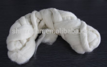 Chinese Manufacture Sheep Wool Tops White 19.5mic/44mm