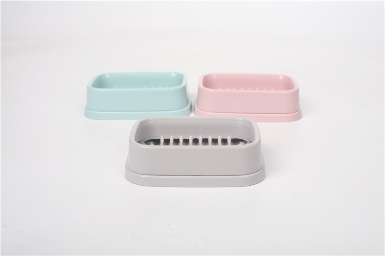 Double Layer Travel Size Custom Plastic Soap Box Portable Cheap Soap Dish Holder