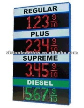 16 Inch Tall LED Digit Replacement Gas Price Changers