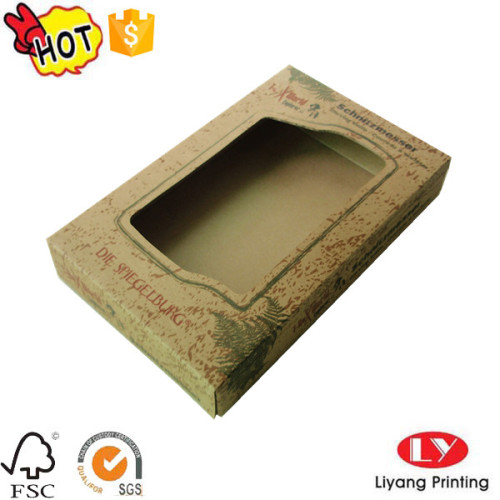 Earphone Packaging Kraft Paper Box with Window