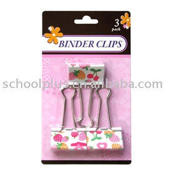 metal cute funny binder clip