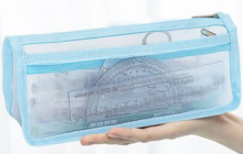 Simple mesh stationery bag