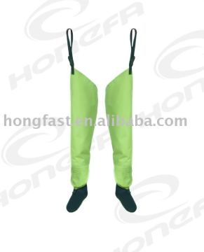 olive breathable hip fishing wader