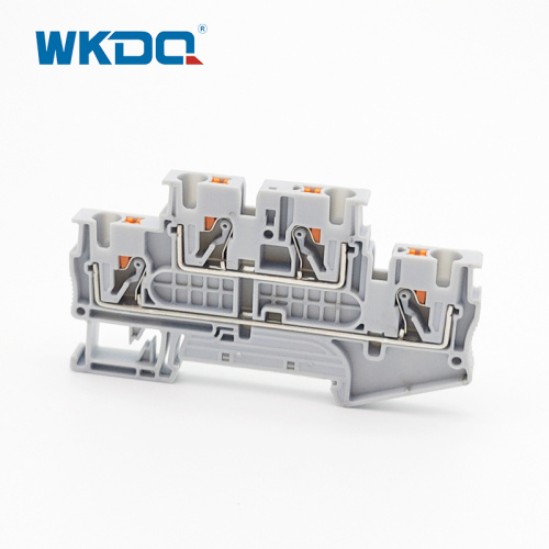 PTTB 4 Tusp-In Din Rail Double Level Blocks