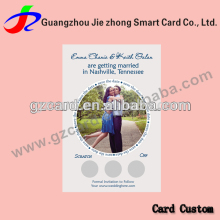 art paper wedding invitation card printing service