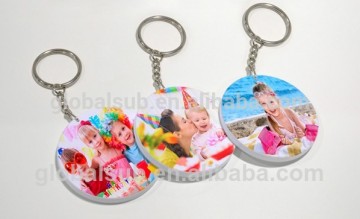 sublimation plastic keychain,blank sublimation keychain