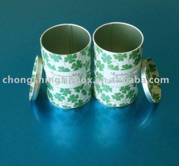 tea tin box