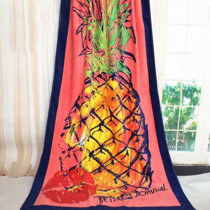 beach towel printed