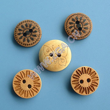 Fine Crafts Wooden Buttons
