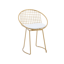 Modern Metal Wire Chair - Indoor/Outdoor Dining Chair