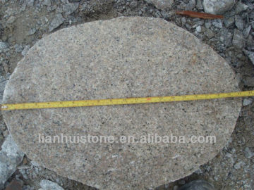 Yellow paver stone garden round paver stone round paver stone