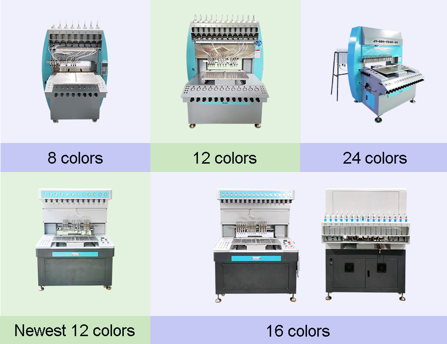 ራስ-ሰር 3 ዲ ለስላሳ PVC የጎማ የቁልፍ ሰሌዳ ማሽን