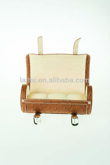 2013 new box Luxury leather Clear Wooden Watch Box