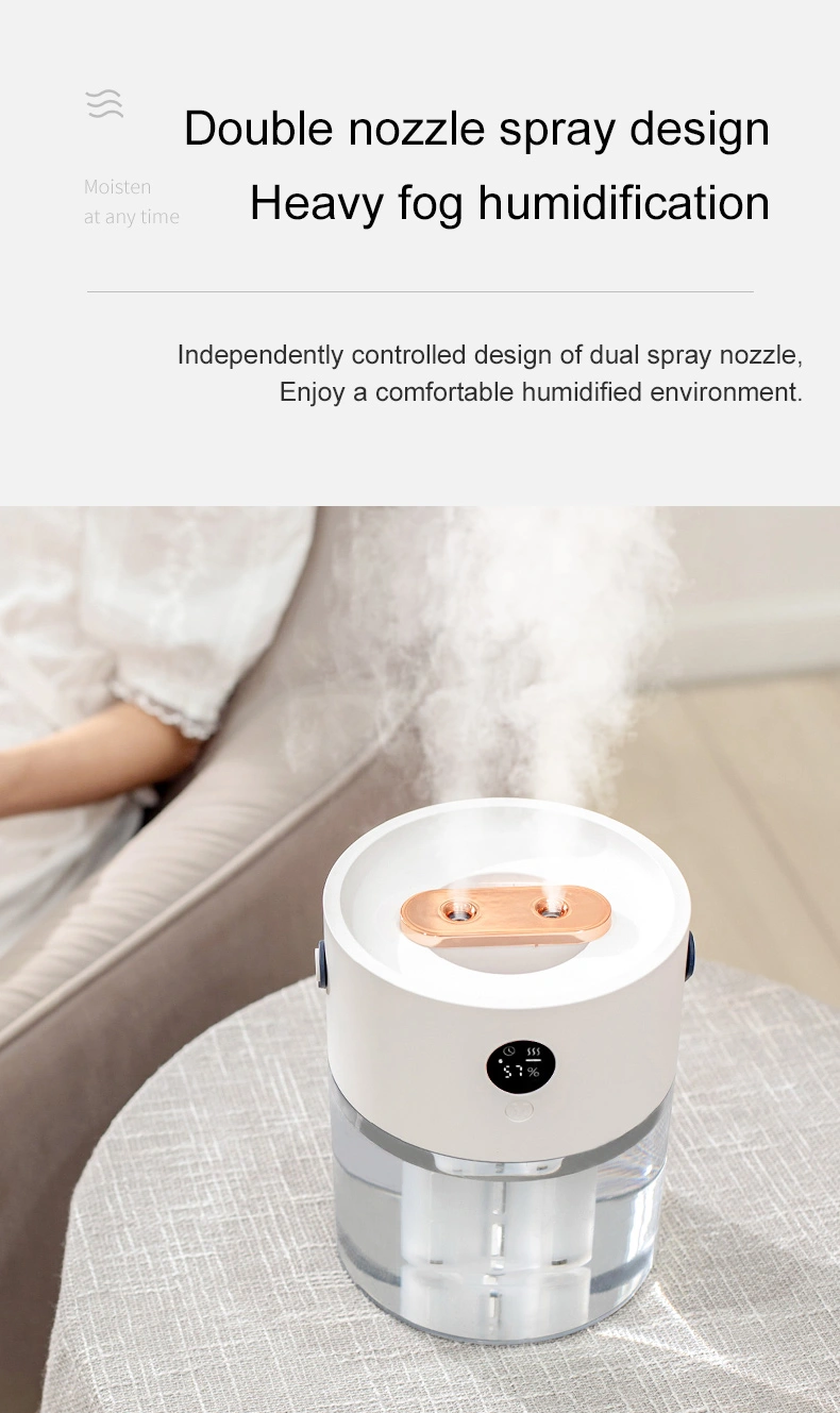 Baby Room Bed Side Diffuser Humidifier Ultrasonic Air Cool Mist Humidifier for Bedroom with UV