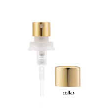 FEA 15 Shiny Gold Crimpless Perfume Spray Pump With Aluminum Collar
