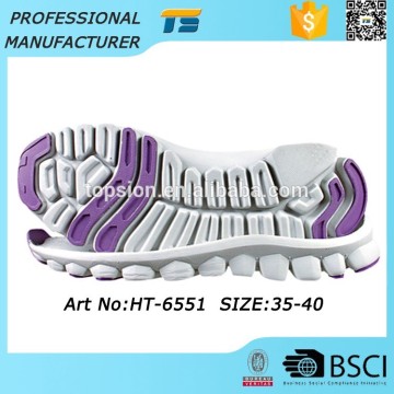 China Shoe Sole Supplier Woman Running Eva Rubber Sports Shoes Sole Shoe, Sole Struck