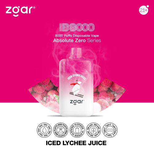 ZGAR AZ ICE BOX-8000 पफ्स