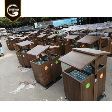 Vendre en gros en gros, poubelles à déchets doubles personnalisés