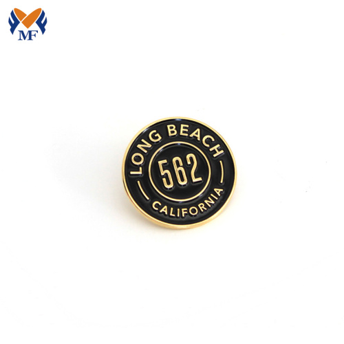 Custom bee brass lapel pin badge