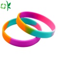 Slim Silicone Bracelet Custom Printed Logo