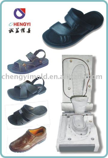 men's pvc blowing sandals mould