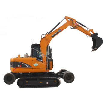 Excavator X9 Wheel Crawler Excavator 9 Ton Digger