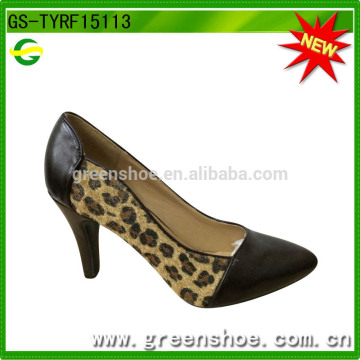 fashion leopard print ladies high heel shoes