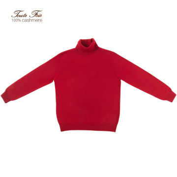 Cashmere men's turtleneck long sleeve pullover sweater