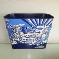 Rechthoek Metal Tin Ice Bucket