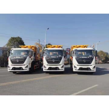 Dongfeng hook lift arm refuse collection truck