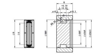 Compact Seal Piston Seal Blue Kdas From Factory